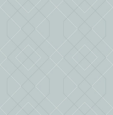 Fine Decor SP87345 Ballard Geometric Fabric Flock Wallpaper, Light Blue