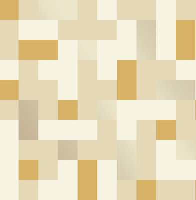 Fine Decor TC25223 Squares Wallpaper, Mustard