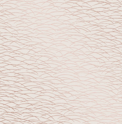 Fine Decor TC25244 Wave Wallpaper, Gold