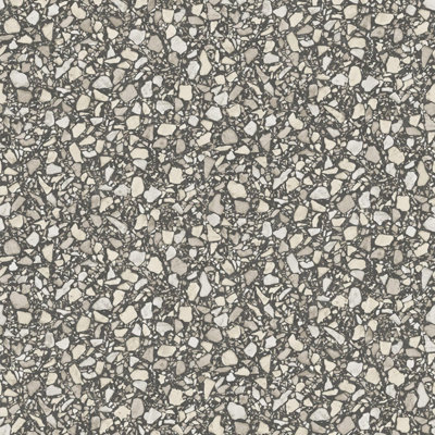 Fine Decor Terrazzo Black Wallpaper Metallic Effect Textured Paste The Wall