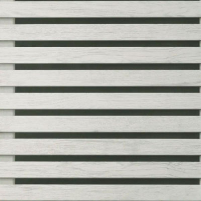 Fine Decor Wood Slats Effect Panel Wallpaper Grey/Black (FD43219)
