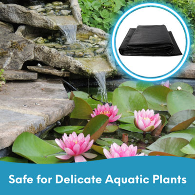 Finest-Filters 5m x 6m 0.35mm HDPE Pond Liner & Underlay Bundle - 40 ...