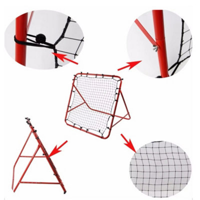 Finetree Football Training Net Soccer Kickback Target Goal Rebounder ...
