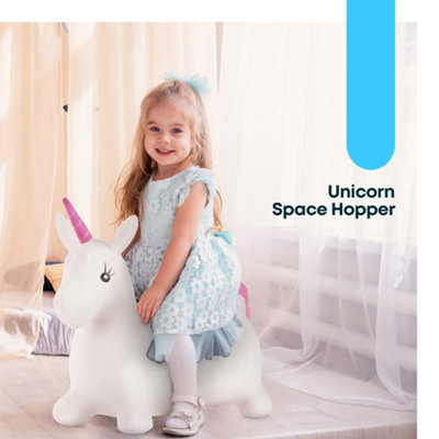 Unicorn best sale bouncy hopper