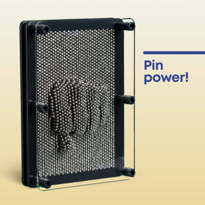 FiNeWaY Large Pin Art 3D Sculpture Classic Metal Pin Impression Toy ...