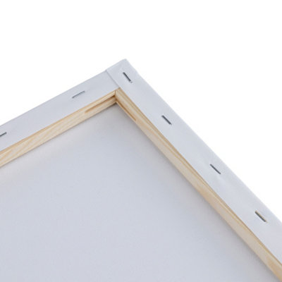 FINEWAY Set of 4 Blank Artist Canvas - 20 x 20 cm