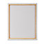 FINEWAY Set of 4 Blank Artist Canvas - Plain Stretched Art Board, Ideal for Acrylic & Watercolor Painting - Medium