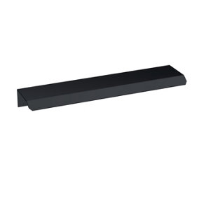 Finger Pull Handle, 150mm (96mm Centres) - Matt Black