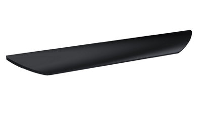 Finger Pull Handle, 316mm (224mm Centres) - Matt Black Price Comparisons | Compare The Build