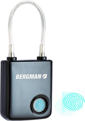 Fingerprint Padlock - Keyless Steel Security Smart Lock with USB ...