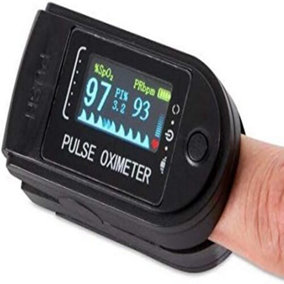 Fingertip Pulse Oximeter Blood Oxygen Saturation Spo2 Finger Pr Monitor Heart