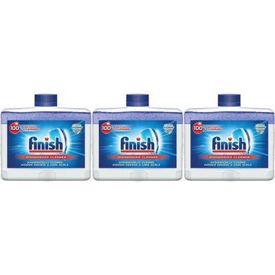 Finish Dishwasher Cleaner original , 250ml (Pack of 3)