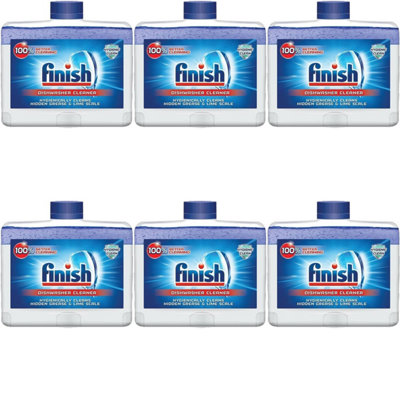 Finish Dishwasher Cleaner original , 250ml (Pack of 6)