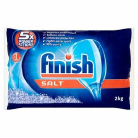 Finish Dishwasher Salt Bag, 2Kg