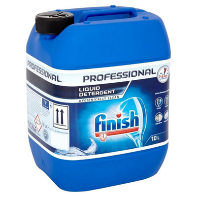 Finish Professional Liquid Detergent 10L Hygienically Clean 1-5 min Washcycles