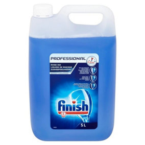 Finish Professional Rinse Aid 5L Hygienically Clean For 1-5 min Wash Cycles