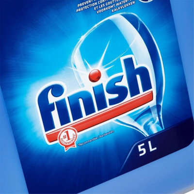 Finish Professional Rinse Aid 5L Hygienically Clean For 1-5 min Wash Cycles