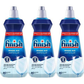 Finish Rinse Aid  Original 400ml (Pack of 3)
