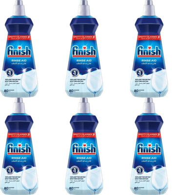 Finish Rinse Aid  Original 400ml (Pack of 6)