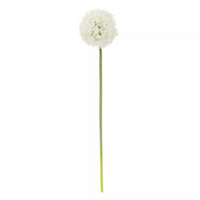 Fiori 72cm Allium Stem Ivory Flower Artificial Plant Foliage