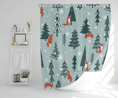 Fir-trees snow (shower curtain) / Default Title Price Comparisons | Compare The Build