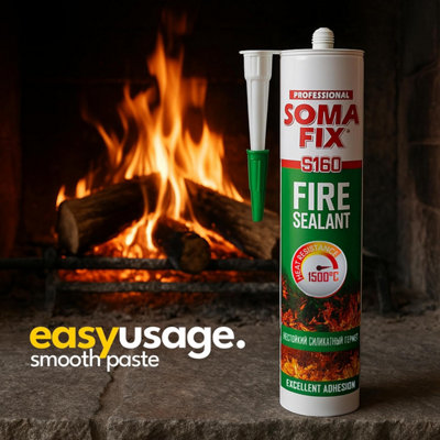 Fire Cement - Ready Mixed Cement, 1500C Heat Resistant, 310ml Fire ...