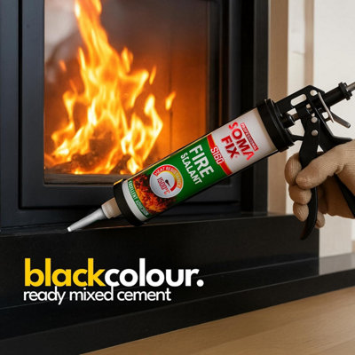 Fire Cement - Ready Mixed Cement, 1500C Heat Resistant, 310ml Fire ...