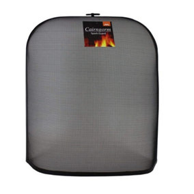 Fire Guard Screen Rounded Free Standing Cairngorm Spark Coal Fireplace Guard