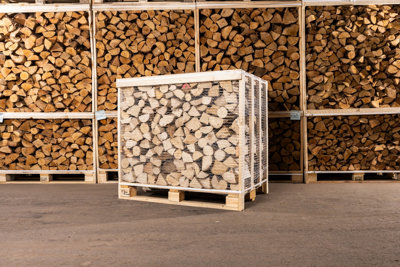 Fire Guru Giant Crate Kiln Dried Oak Firewood Logs 500KG