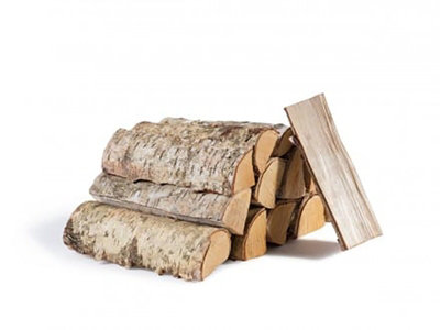 Fire Guru Kiln Dried Premium Birch Firewood Logs 20L Box