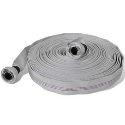 Fire Hose Flat Flexible Hose 30 m with D-Storz Couplings 1 Inch