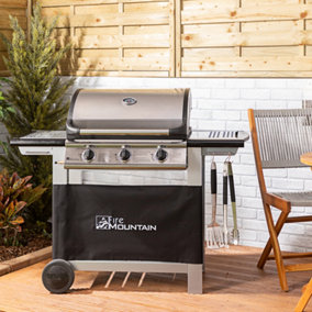 Fire Mountain Everest 3 Burner Gas Barbecue