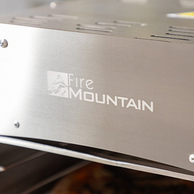 Fire Mountain Gas Stainless Steel Pizza and Steak Grill