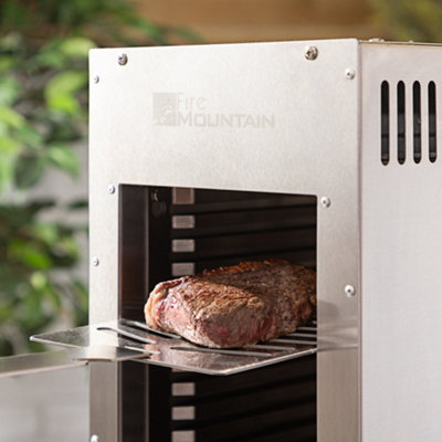 Fire Mountain Gas Stainless Steel Steak and Barbecue Grill