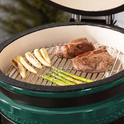 Fire Mountain Green Ceramic Kamado Grill Green