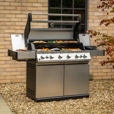 FIRE MOUNTAIN OLYMPUS STAINLESS STEEL 8 BURNER GAS BBQ (6+2)