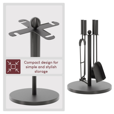 Ensemble D'outils De Cheminée Vintage