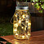 Firefly Effect Glass Garden Lantern