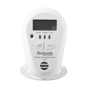 Firehawk CO7BD - 7 Year Longlife Battery Digital Carbon Monoxide Alarm