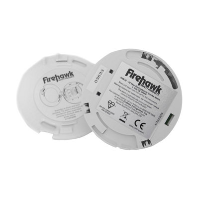 Firehawk FHB10 - Optical Smoke Alarm with 10 Year Sealed Longlife Battery