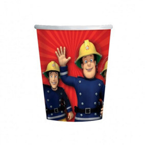 Fireman Sam Party Cup (Pack of 8) Multicoloured (One Size)