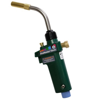 FireMaster 3 Blow Torch with Swivel Neck CGA600 Connection for Mapp Propane