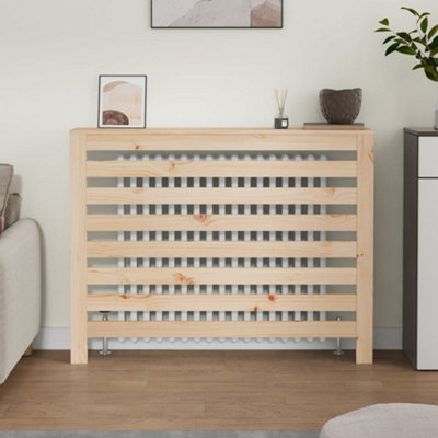 Fireplace Insert Made of Solid Pine Wood, Dimensions 108.5x19x84 cm Perfect for Heating Calorifiers
