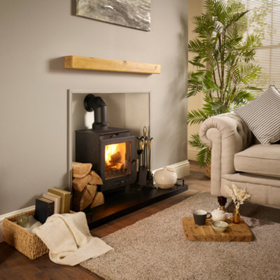 Fireplace Mantel Beam - Lightweight Pine Mantle Piece - 150cm (L) - Off the Grain