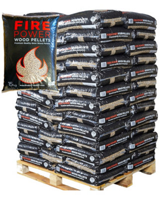 Firepower Wood Pellets Pallet Biomass Stove Heating Fuel and Ooni Pizza ...