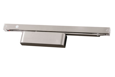 Firetrak 114 Electromagnetic EN 2-4 Door Closer, Hold Open mode, comes with Architectural Semi-radius Cover and Flatbar Armset Price Comparisons | Compare The Build
