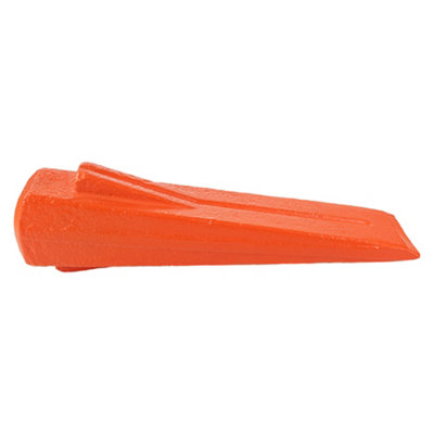 firewood-log splitting wedge with easy-split side wings,5lb ,in red
