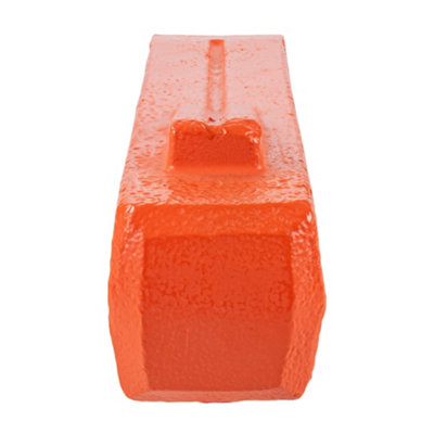 firewood-log splitting wedge with easy-split side wings,5lb ,in red