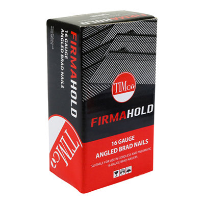 FirmaHold Collated Brad Nails - 16 Gauge - Angled - Stainless Steel ABSS1664 - 16g x 64mm