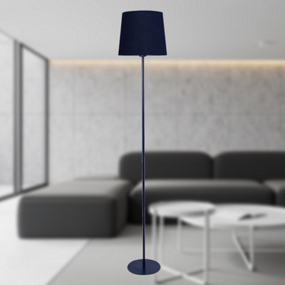 First Choice Lighting Base Blue Floor Lamp
